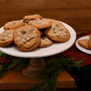 Holiday chocolate chip cookies